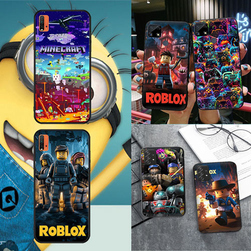 นุ่มสีดํา Xiaomi Poco F2 Pro F3 M3 M3 Pro X3 X3 Pro X3 NFC X4 Pro 5G C65 4G C50 4G C51 roblox1 เคสโท