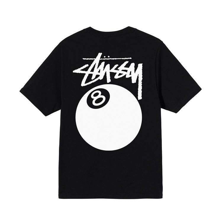 ♞เสื้อยืด SCREEN PRINTED-STUSSY 8 BALL sde