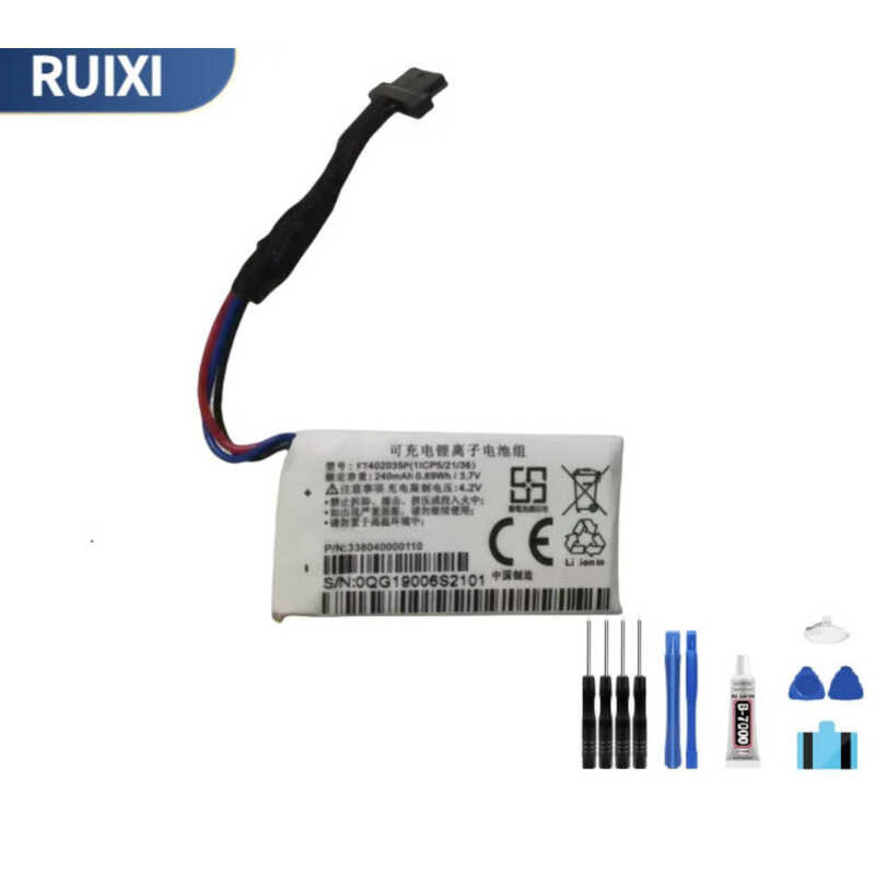 ▥ Ruixi 240mAH Ft402035p แบตเตอรี่ MIO Dash แบบเดิม