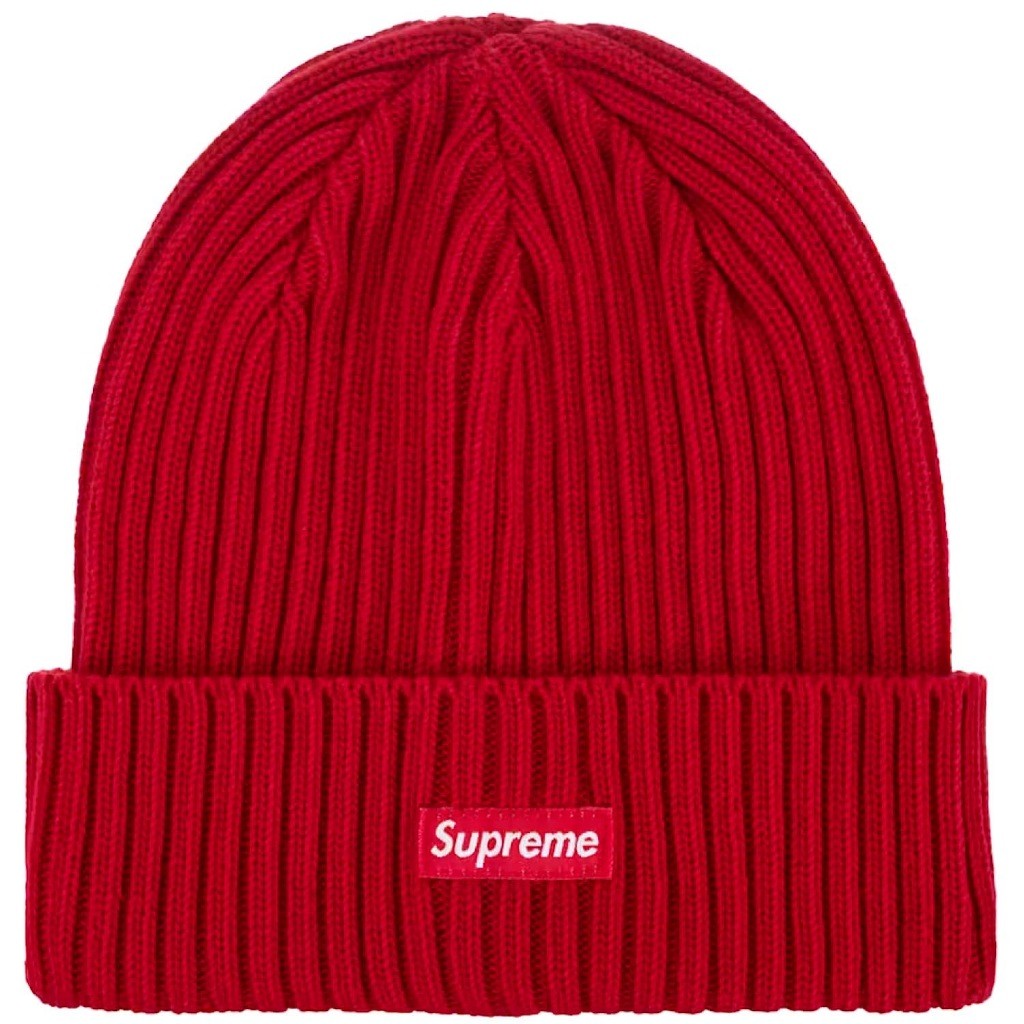SUPREME OVERDYED BEANIE SS24 - RED