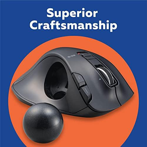ELECOM EX-G Trackball Mouse left handed for laptop Wired Wireless Thumb Control Ergonomic Design mo