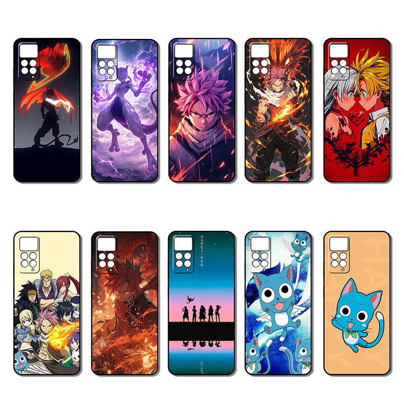 Redmi Note 12R 10 Pro Max 11 Pro Plus GR30 แฟรี่เทล เคสป้องกันโทรศัพท์มือถือเคสนิ่ม