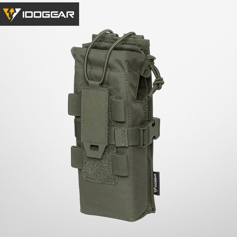 Idogear กระเป๋าวิทยุยุทธวิธีสําหรับ PRC148 PRC152 MOLLE MBTR กระเป๋าวิทยุแบบเอียง Quick Draw 35120