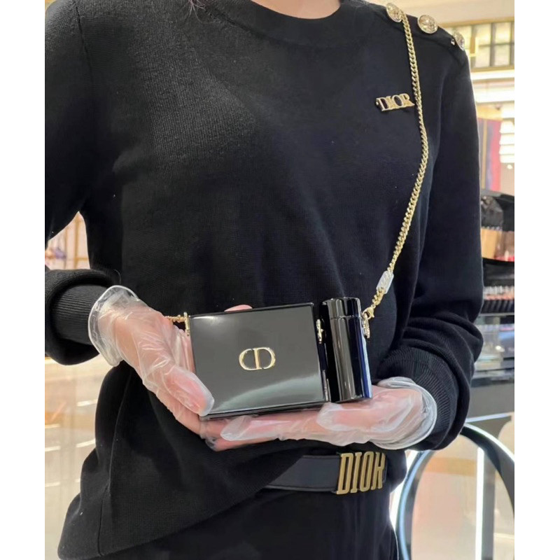 กระเป๋าคลัช Rouge Dior minaudière clutch พร้อมกล่อง (เฉพาะกระเป๋าไม่มีลิปสติก)