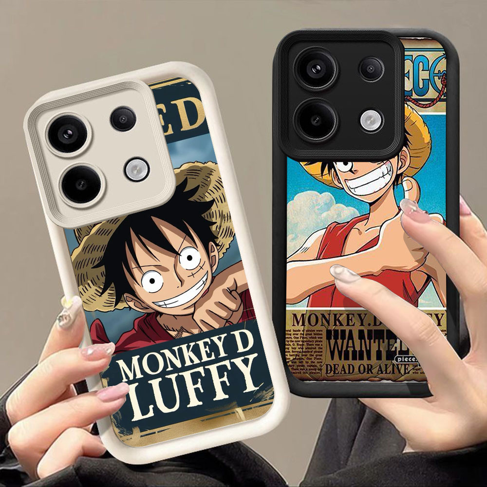 เคสสําหรับ Xiaomi Redmi Note POCO M6 X6 X7 14 13 Pro Plus 5G Q-93 ลูฟี่