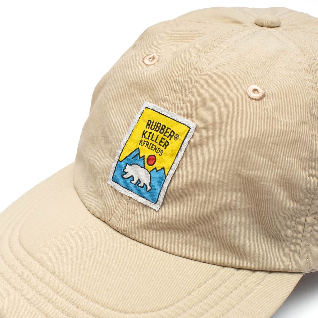 Killer Rubber EXPLORER PATCH - WRINKLED NYLON CAP (หมวกแก๊ป, หมวกผู้ชาย, หมวก