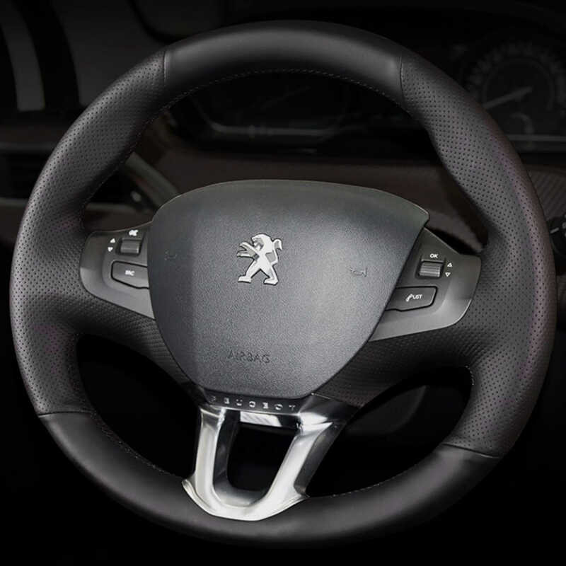 ி พวงมาลัยรถยนต์สำหรับ Peugeot 208 2008 อะไหล่รถยนต์ที่กำห