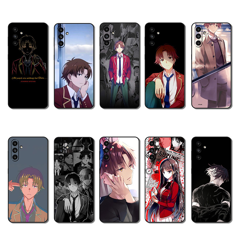 SAMSUNG เคสโทรศัพท์สีดําแฟชั่นสําหรับSamsung M40 M40S M42 M54 M14 M34 M62 F54 Quantum 2 GR15 Ayanoko