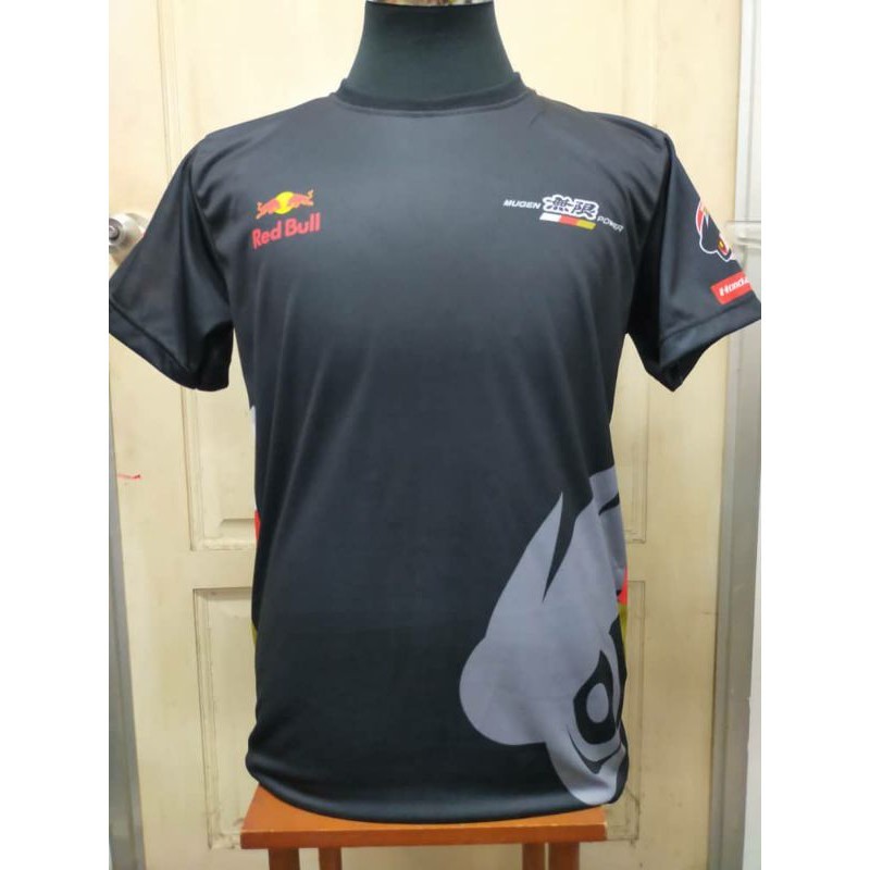 Ready Stock azman shopเสื้อยืดระเหิด MUGEN REDBULL