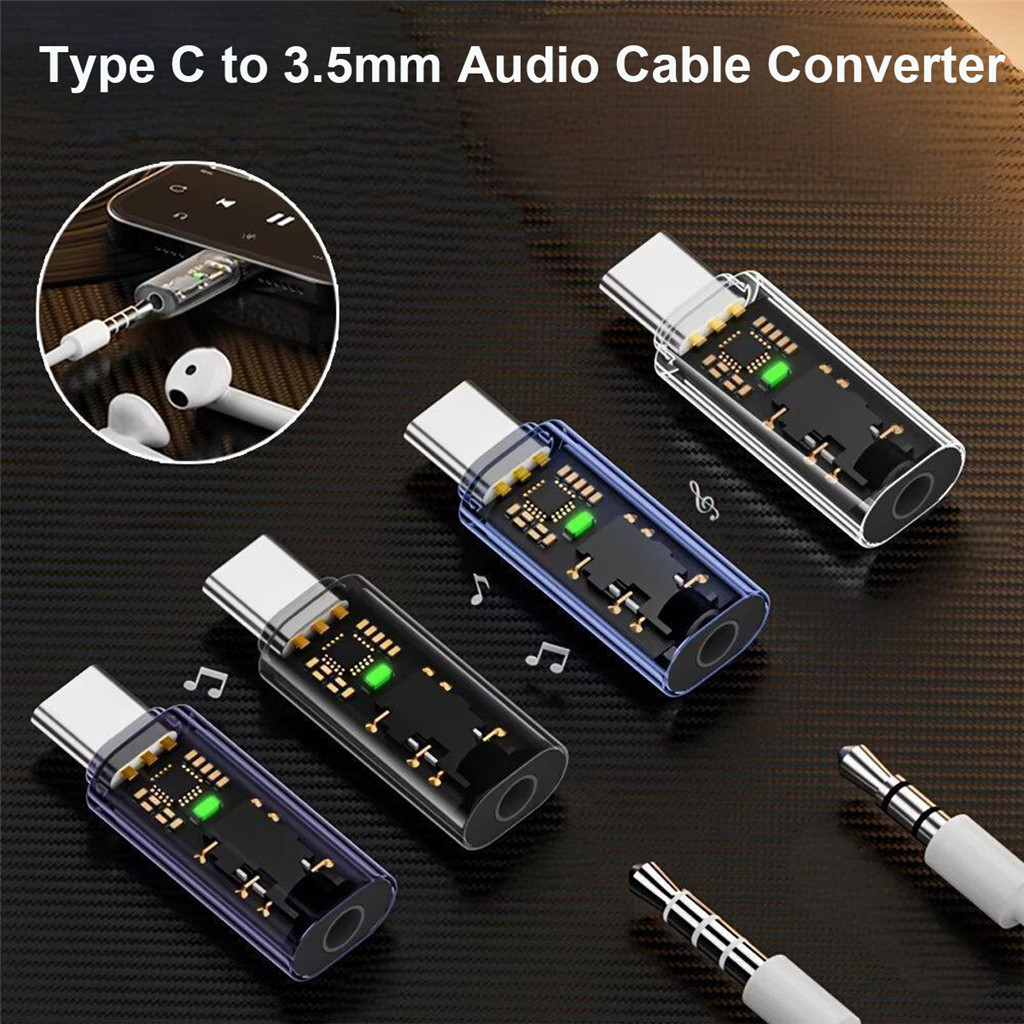 1 ชิ้น USB C/Type C ชาย 3.5 มม.หญิงแจ็คหูฟังอะแดปเตอร์หูฟังชุดหูฟัง Converter