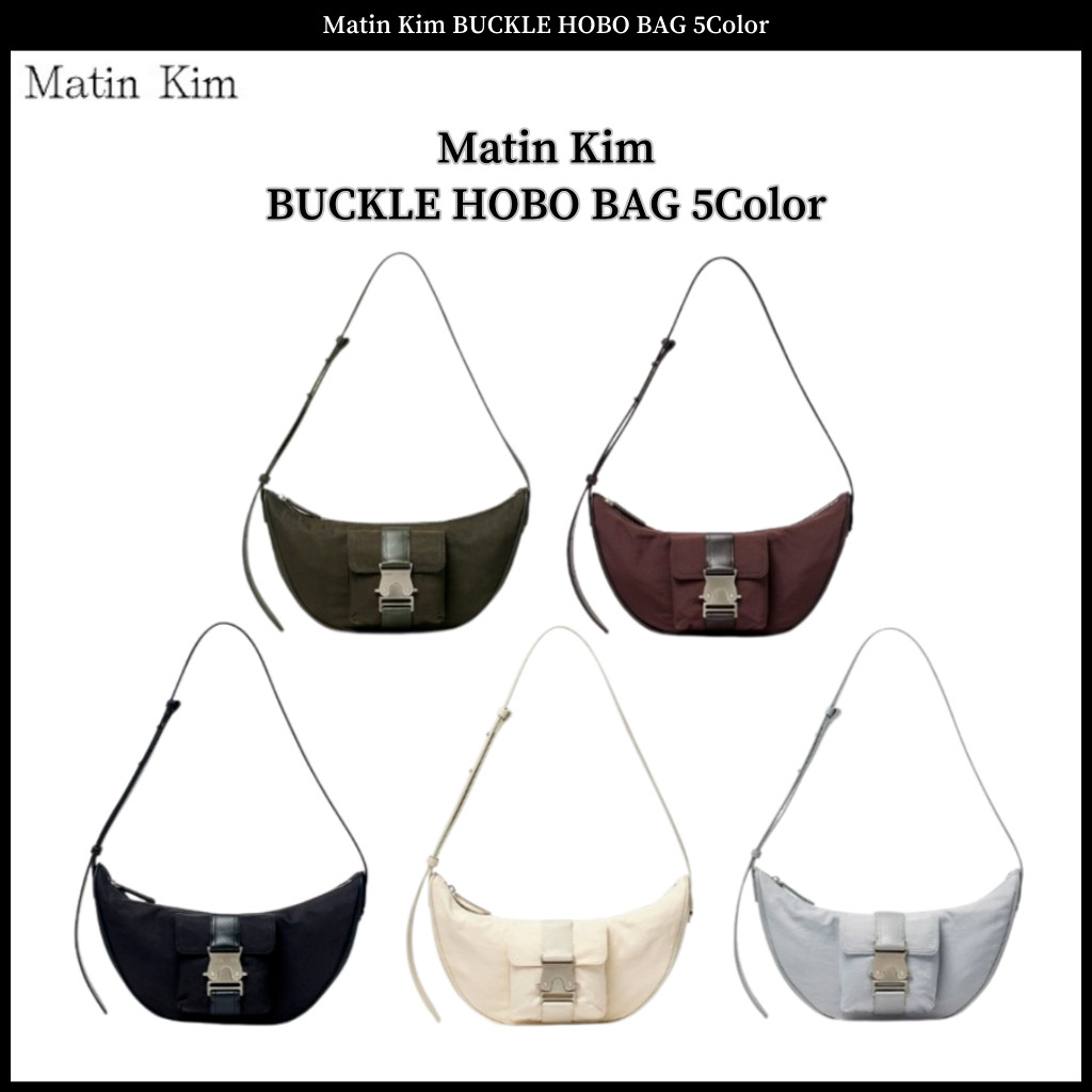 ♞,♘,♙Matin Kim BUCKLE HOBO BAG 5 สี FVB
