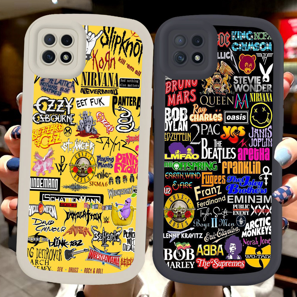 J-1 Rock Band Soft Cover Case สําหรับ Realme C30 9i C11 C20 30S 8i 8 Pro 20A Narzo 50i 50 Prime