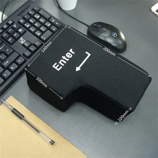 [จัดส่งรวดเร็ว] USB ขนาดใหญ่เข้าสู่ปุ่มกุญแจสําหรับหมอนบรรเทาความเครียดโฮมออฟฟิศอินพุต USB ขนาดใหญ่หมอนระบายอากาศคอมพิวเตอร์ของเล่นบรรเทาความเครียดสํานักงานนุ่ม