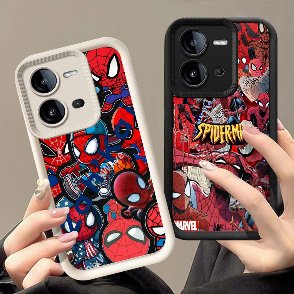 เคสสําหรับ VIVO Y200 Y28 Y17S Y28s V25E Y75 V23E V25 V23 5G T1 Y29 V19 Neo V17 Q-17 Spider-man