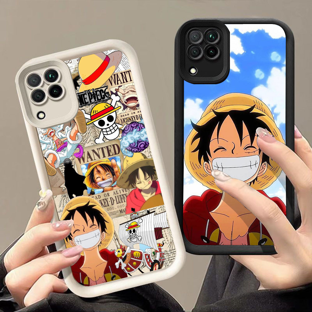 SAMSUNG สําหรับSamsung M15 M04 A22 F04 A12 A06 A04E A05 A04 5G A07 A07 Q-30 อะนิเมะLuffy