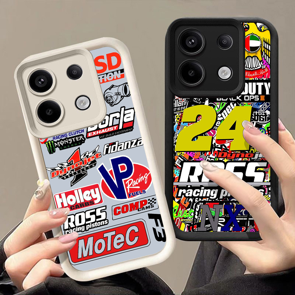 เคสสําหรับ Xiaomi Redmi Note POCO M6 X6 X7 14 13 Pro Plus 5G Q-86 โลโก้