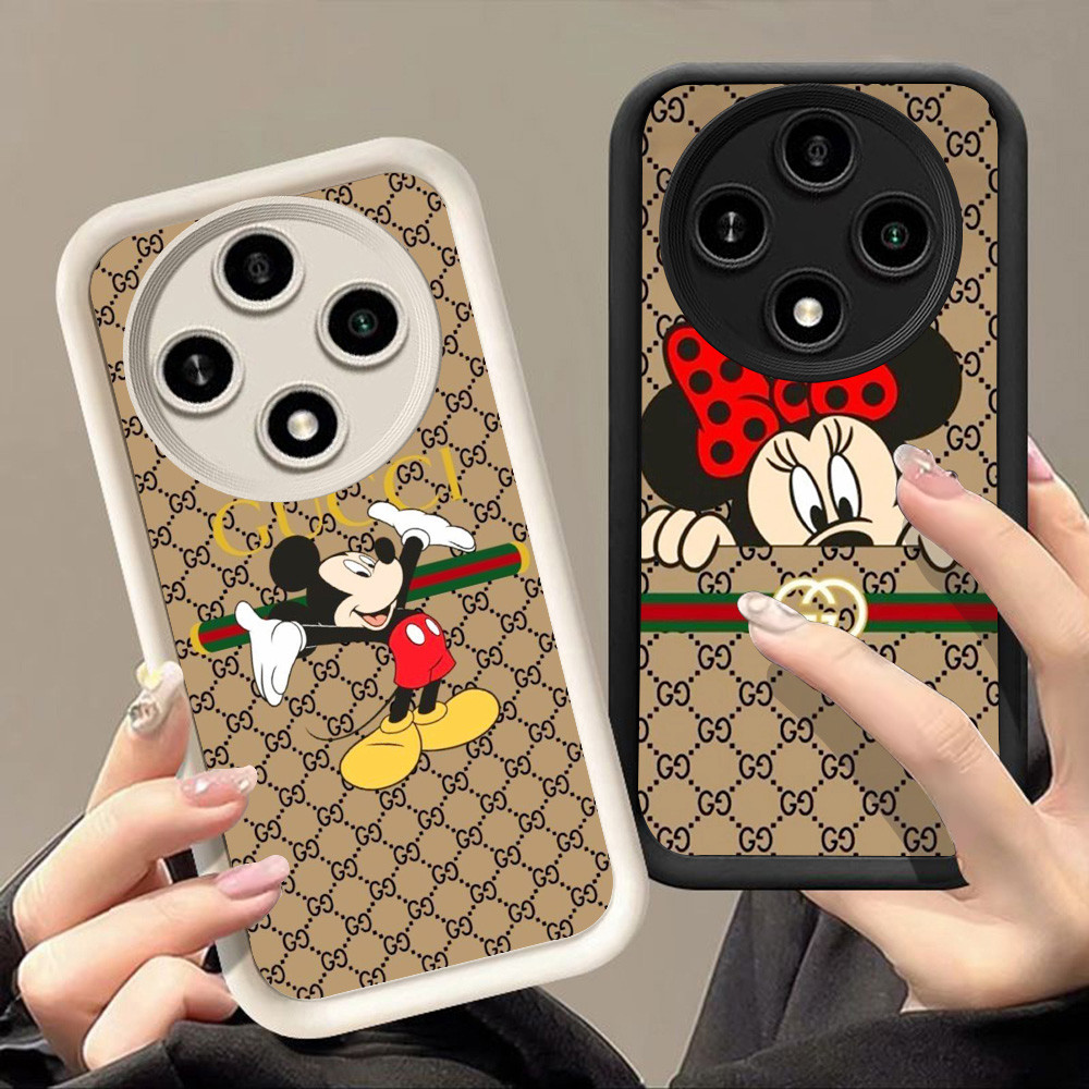 เคสสําหรับ VIVO IQOO Z9 T4 Y01A 13 NEO 10 Y300 Z9X Z10 Turbo Pro Plus 5G Q-32 Mickey และ Minnie