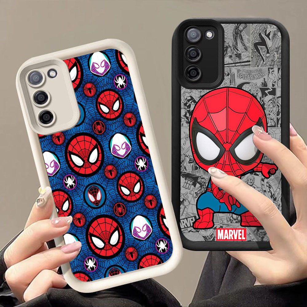 SAMSUNG เคสสําหรับSamsung A10 A72 M07 F07 J2 M30S J4 J7 J6 A7 M21 Prime Plus Pro 5G Q-27 Spiderman