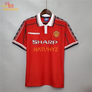 Comfy Soft 98-99 M บ้านสีแดงเสื้อฟุตบอลย้อนยุคฟุตบอล