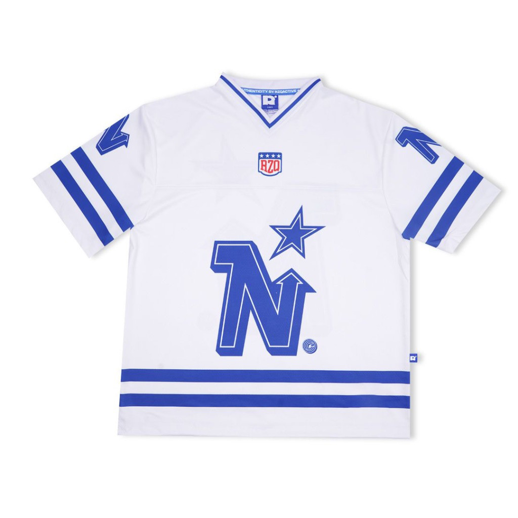 RZQ / Series Alfabet N / Streetwear / Jersey / Oversize / Boxy Fit / Retro / Vintage / Music / Musik