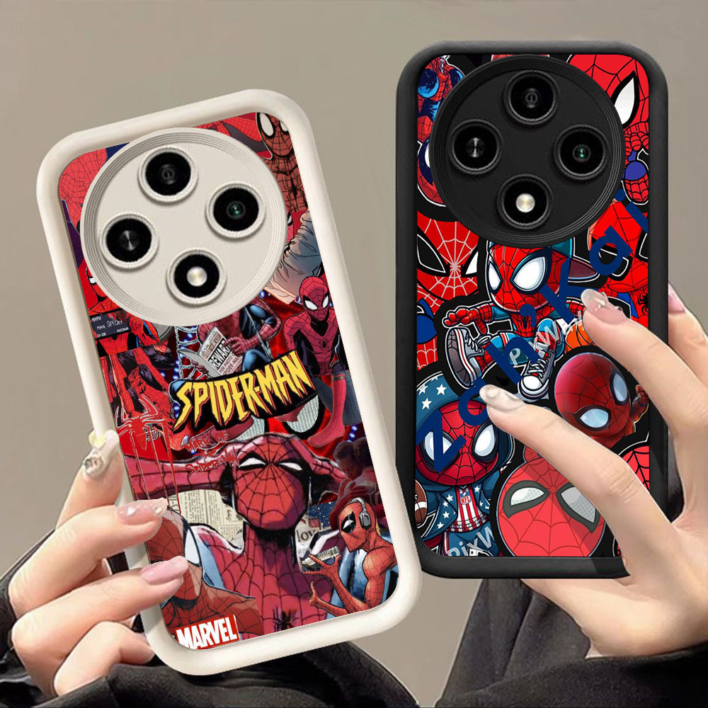 เคสสําหรับ VIVO IQOO Z9 T4 Y01A 13 NEO 10 Y300 Z9X Z10 Turbo Pro Plus 5G Q-17 Spider-man