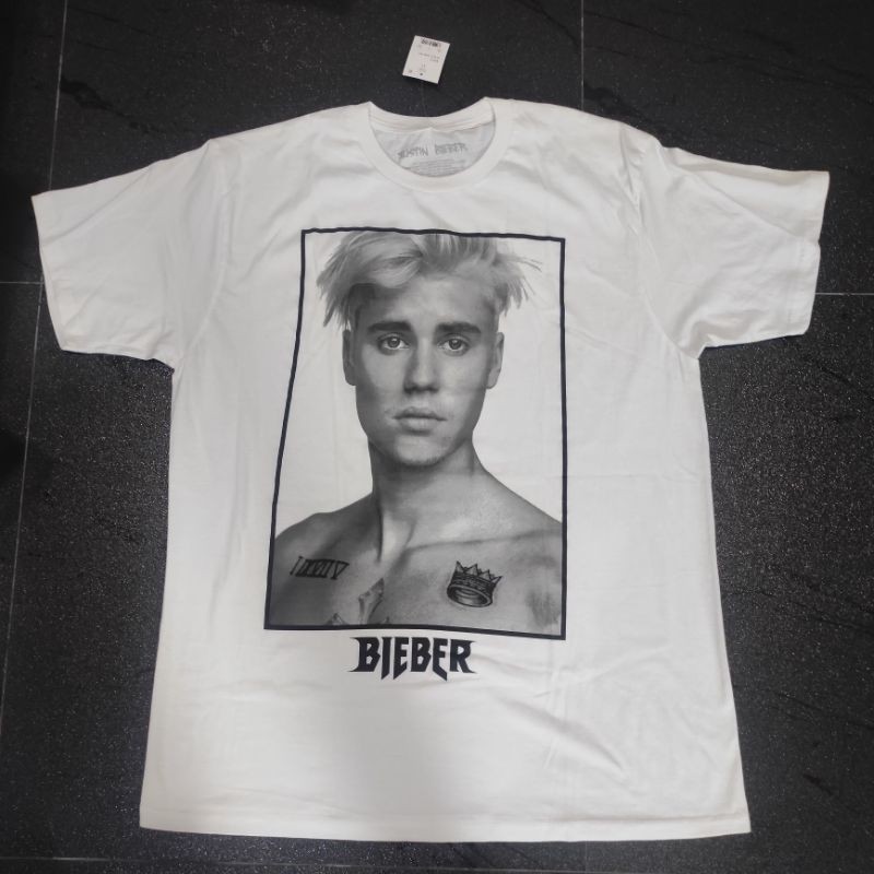 ♞,♘เสื้อยืด Justin Bieber ลิขสิทธิ์แท้ปี 2022 KXS