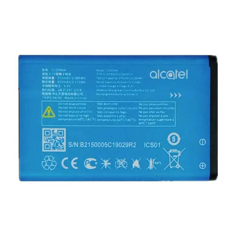 ▥ Tli009aa 970มิลลิแอมป์ต่อชั่วโมงของแท้สำหรับ Alcatel 3025 3025X 3026 3026กรัมแบตเตอรี่โทรศัพท