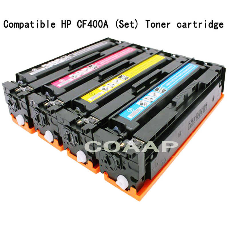 เข้ากันได้กับ HP 8 CF400A 401A 402A 403A 201A ตลับหมึกสีสำหรับ HP201