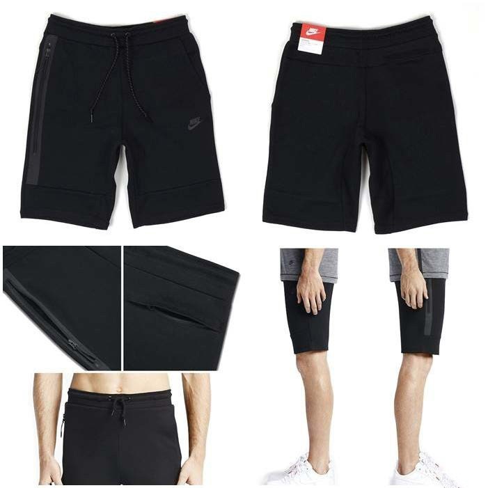 ของแท้ !!!! พร้อมส่ง กางเกงขาสั้น Nike รุ่น Nike TECH FLEECE SHORT  สีดำ