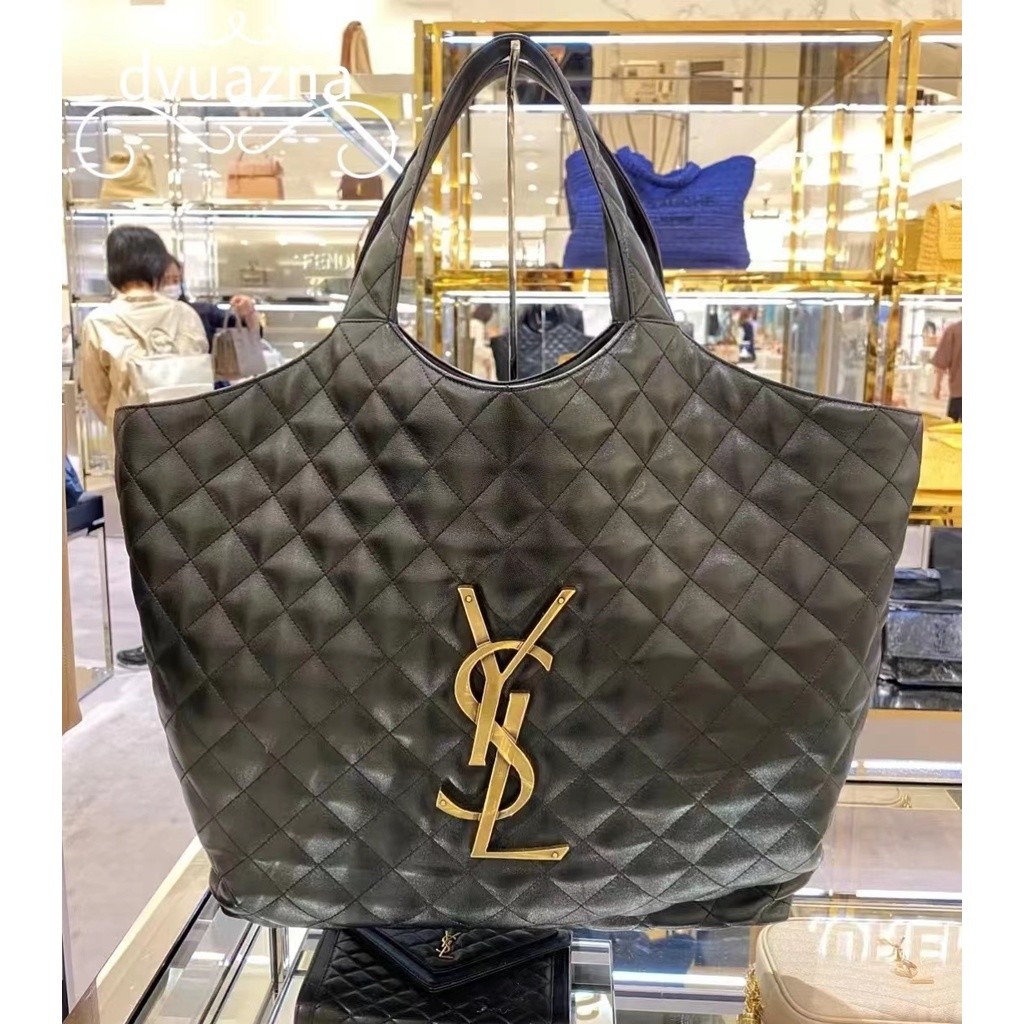 ของแท้ SAINT LAURENT/YSL ICARE tote bag shoulder bag