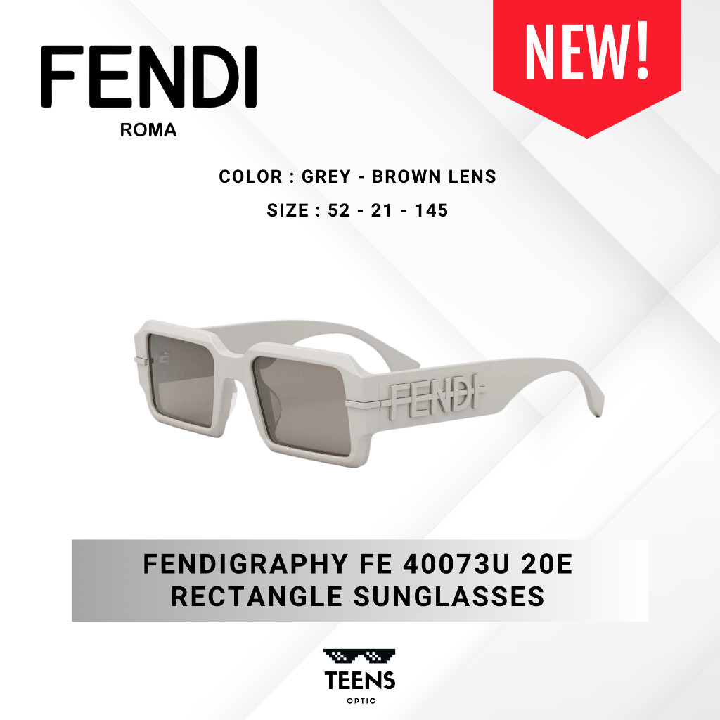 *มีใบรับประกัน* แว่นกันแดด Fendi รุ่น FENDIGRAPHY FE 40073U แว่นปราด้า แว่นแบรนด์เนม ของแท้ 100%