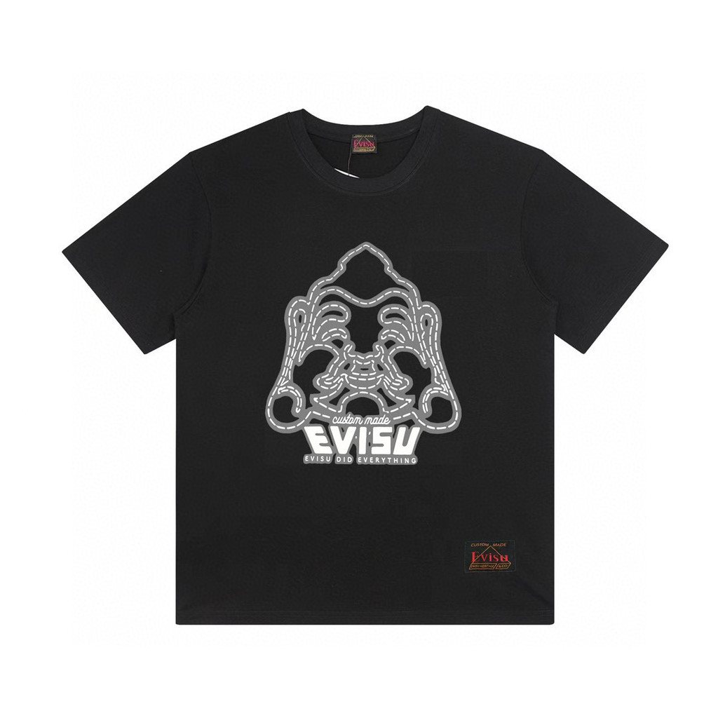 EVISU1123 เสื้อยืด Summer Fresh กางเกงขาสั้นเข้าชุดง่าย