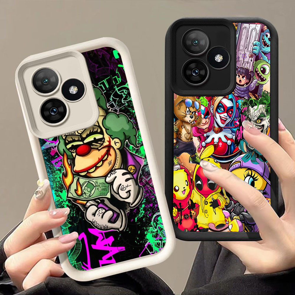 เคสสําหรับRealme 14 14T 14X Narzo C53 C63 C51 หมายเหตุ 50 GT 6 NEO6 SE C61 60 N53 N61 5G Q-1 Joker