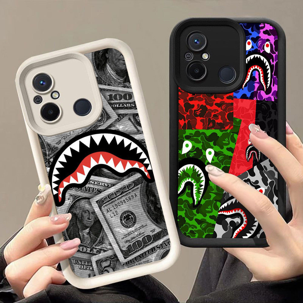 ปลอกสําหรับ Xiaomi Redmi POCO F7 C55 C31 หมายเหตุ A2 10C A1 9A 7 9C 6A 9T 12C Pro A5 C71 Q-85 Bape