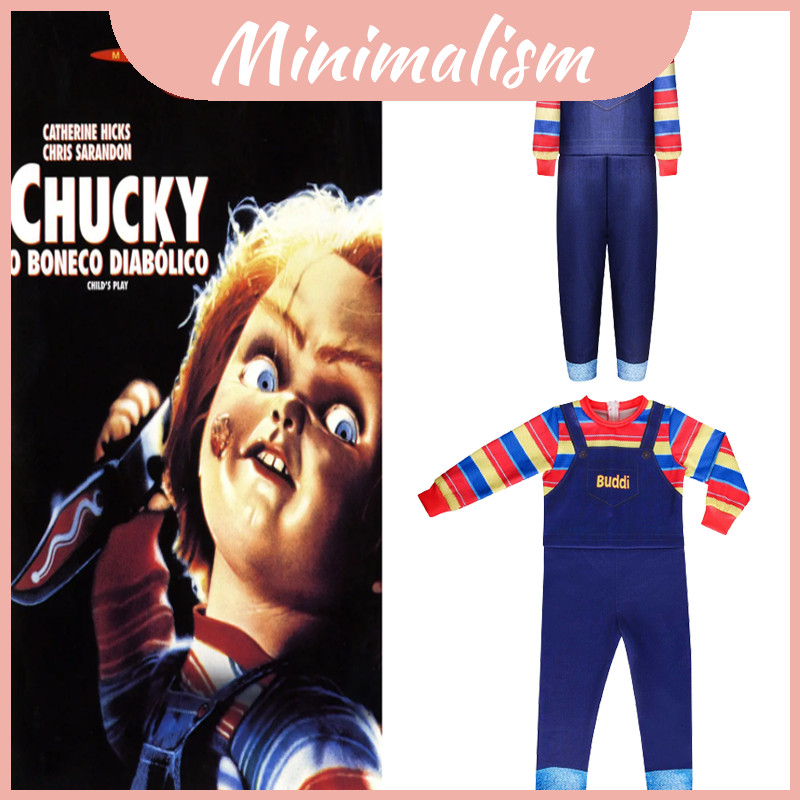 Chucky Play ชุดจั๊มสูทเด็กสําหรับเด็กเครื่องแต่งกาย