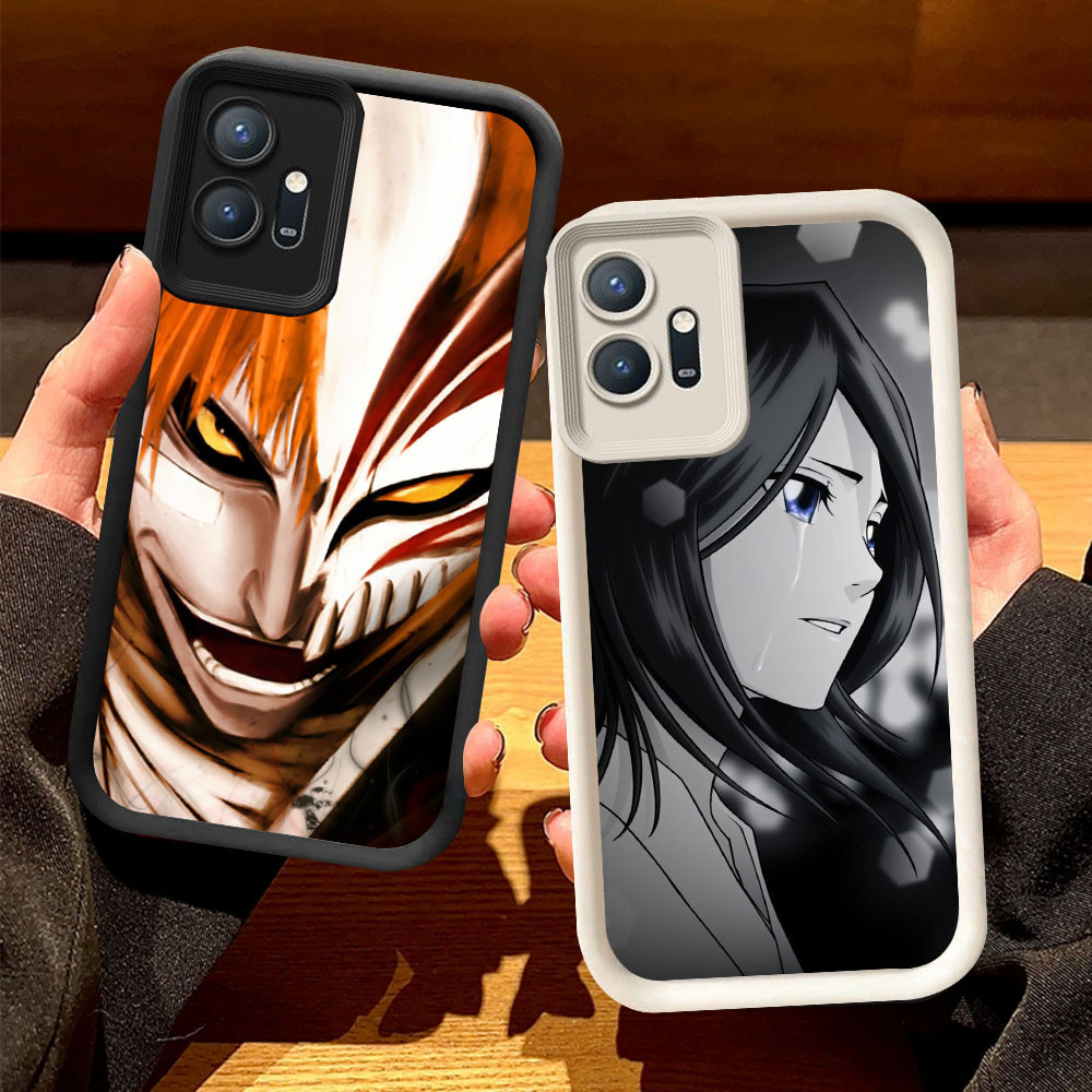 O-68 เคสฟอกขาวสําหรับ VIVO Y55 Y33E Y33S Y01 Y75 5G สีดําและสีขาว