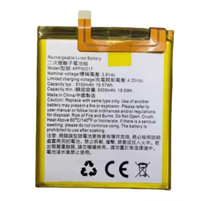 ▥ RUIXI 5000Mah App00317 แบตเตอรี่สําหรับ Caterpillar Cat S62 Pro