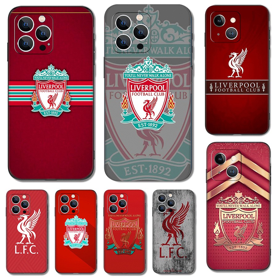 เคสโทรศัพท์สําหรับ iPhone 13 14 Pro Max Plus TPU เปลือกซิลิโคนอ่อนนุ่ม Liverpool FC