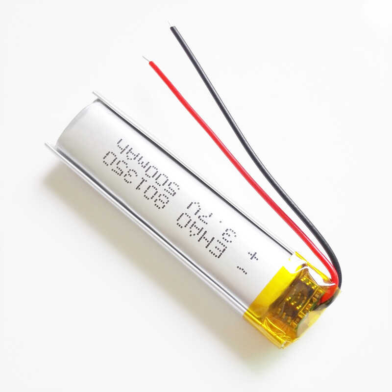 Δ 3.7V 500Mah Li-Polymer Lipo แบตเตอรี่แบบชาร์จไฟได้ 801350 Mp3 แบตเ