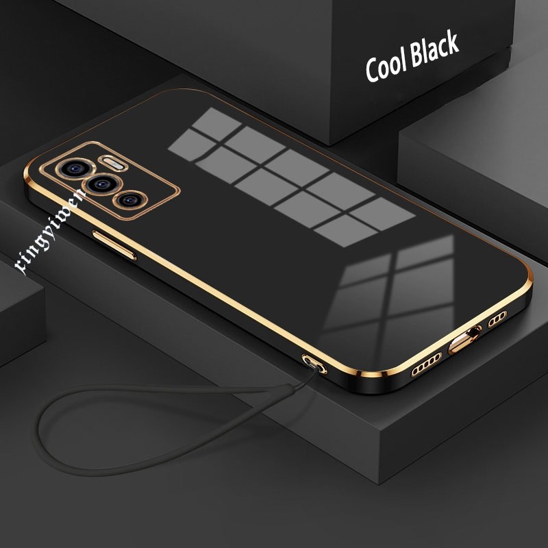 ปลอก Vivo V23 5G V23E 5G V23E V25 5G V25E Simple Luxury สีทึบกันกระแทก Soft Case