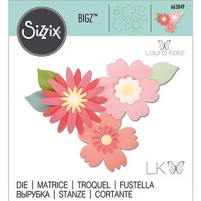 ในสต็อก Sizzix Bigz Die - Bold Blossoms