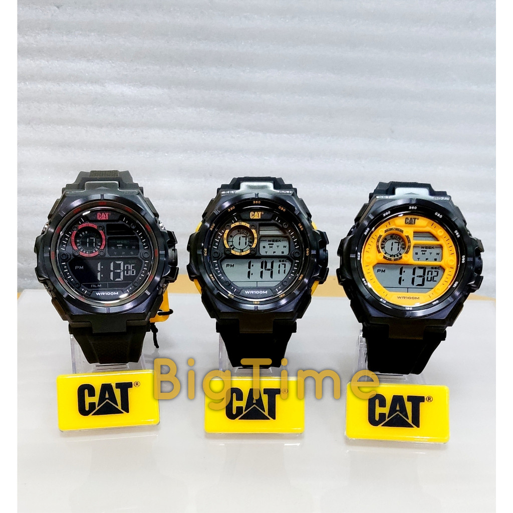 นาฬิกาข้อมือ CAT นาฬิกา Caterpillar นาฬิกาดิจิตอล รุ่น HYBRID ของแท้ กันน้ำ