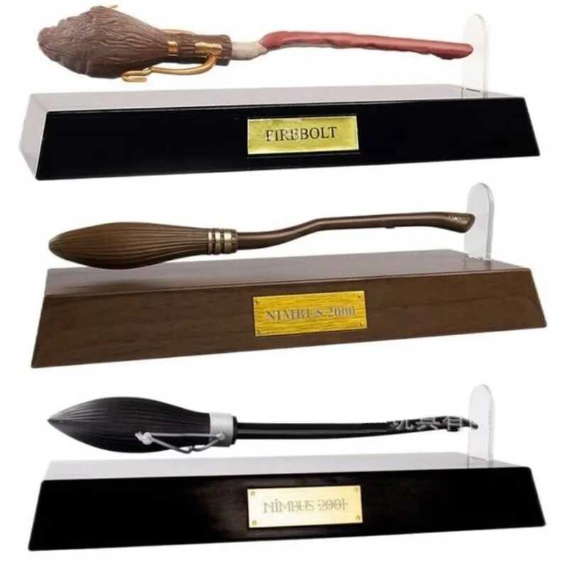 ◆ Harries Cosplay Fan Props Suspension Porter ไม้กวาดปากกา Nimbus 2000 2001 Firebal