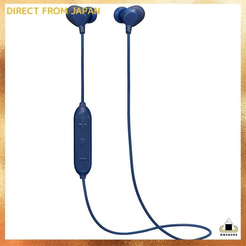 JVC Kenwood JVC HA-FX28W-A Bluetooth compatible wireless earphones Waterproof specification Blue
