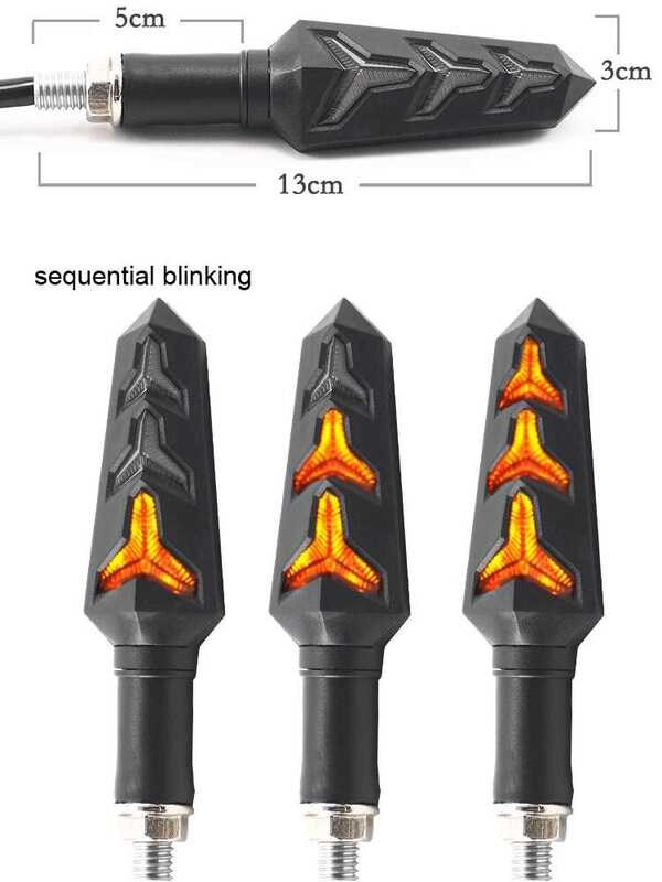 J ไฟเลี้ยว LED สำหรับรถจักรนยนต์สำหรับ Yamaha R3 R6 R25 R125 R1 Fz07 Fz0 Fz1