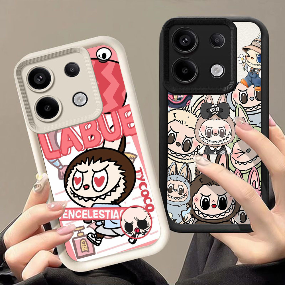 เคสสําหรับ Xiaomi Redmi Note POCO M6 X6 X7 14 13 Pro Plus 5G Q-12 Labubu