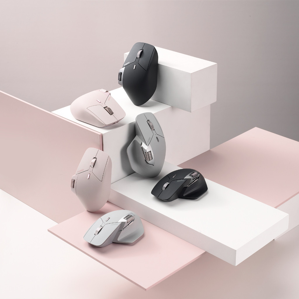 Rapoo รุ่น MT760 ชาร์ทไร้สาย Multi-mode Wireless Optical Mouse เมาส์ไร้สายแบบหลายโหมด (MT760)