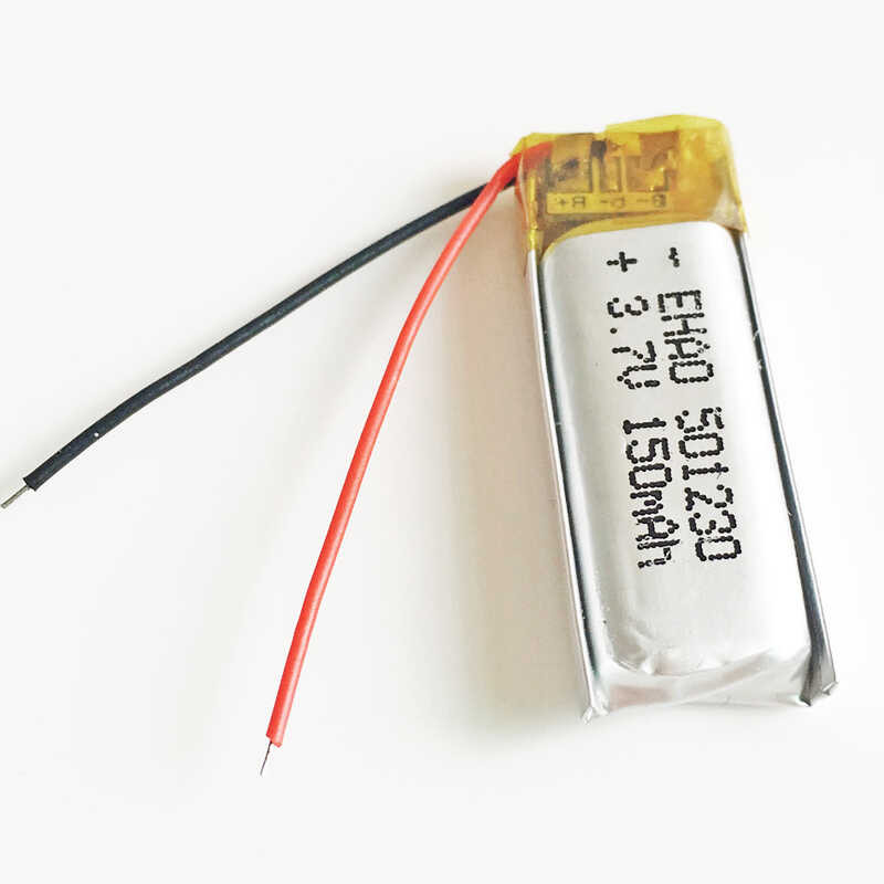 Δ 3.7V 150Mah Li-Polymer Lipo แบตเตอรี่แบบชาร์จไฟได้ 501230 Mp3 GPS PSP