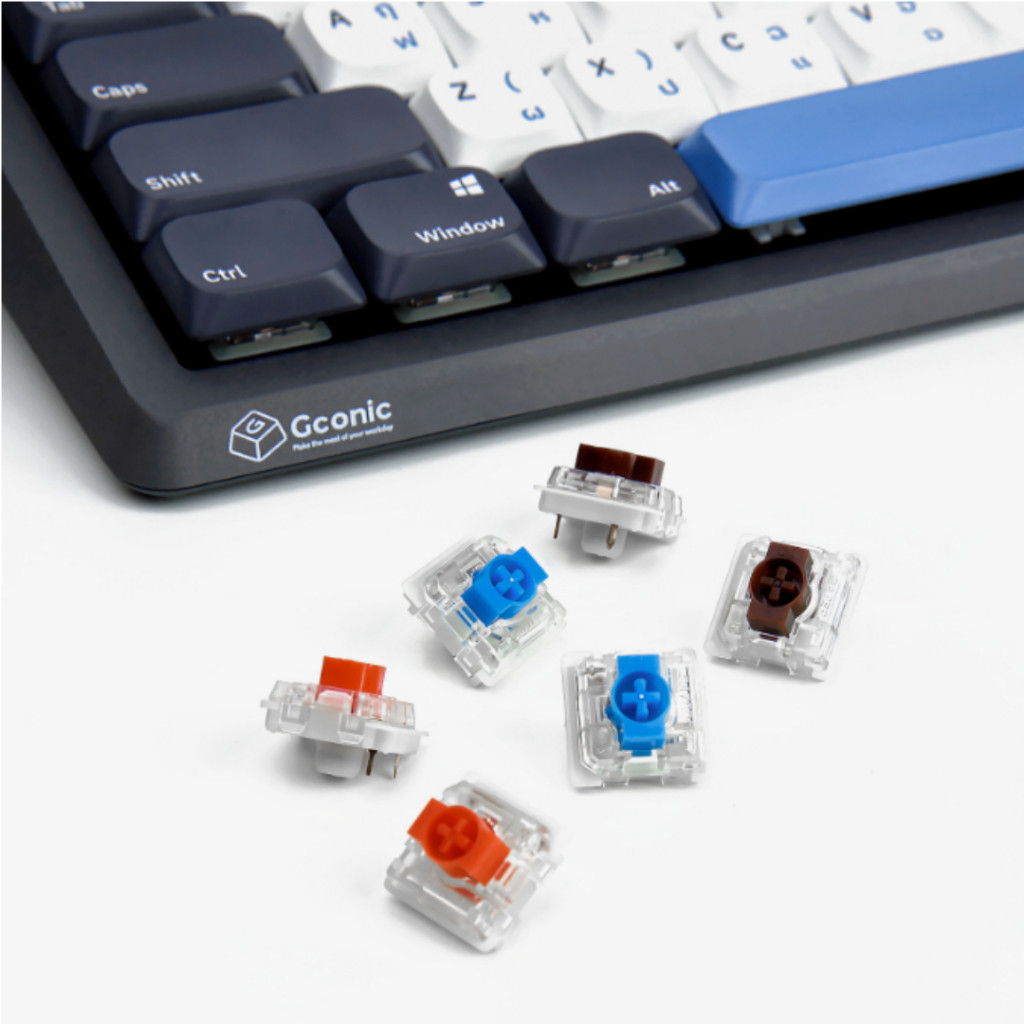 คีย์บอร์ด Gconic A98 Ultra Slim Mechanical Keyboard Low Profile by UTECH