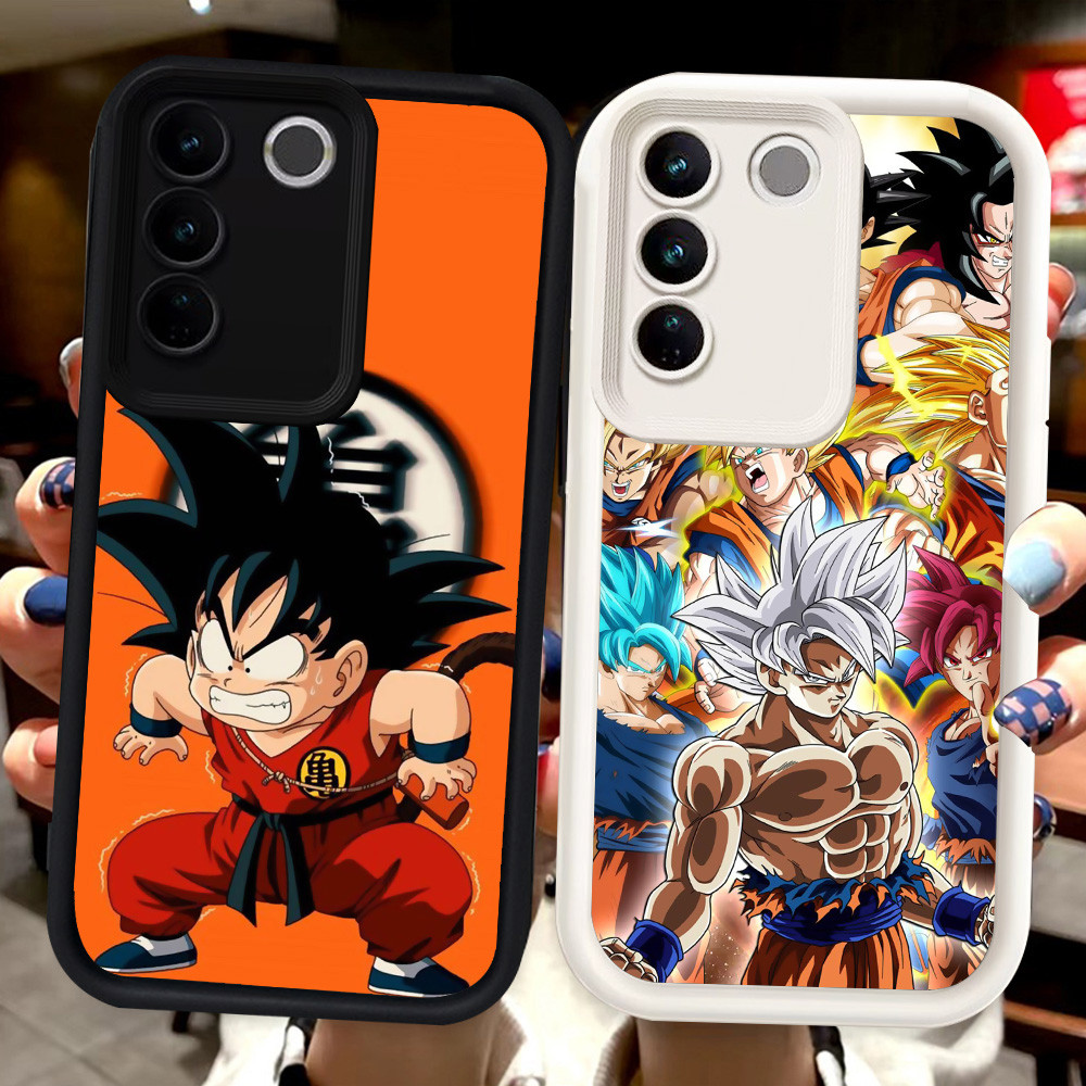 Z-30 Dragon Ball ปลอกสีขาวสีดําสําหรับ VIVO Y81s V29E V29 Y81 Y100 Pro กรณี